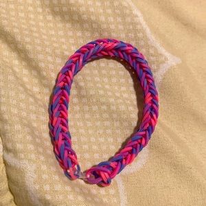 Blue, purple, pink bracelet.